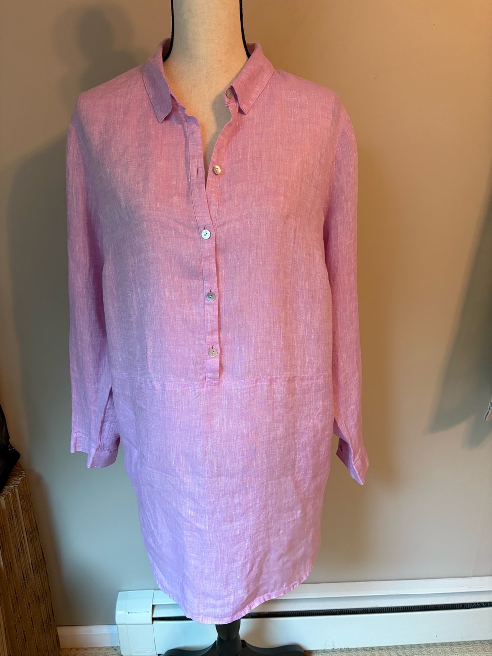 J. Jill Linen Tunic Shirt | Women's Sz L - Picture 9 of 12